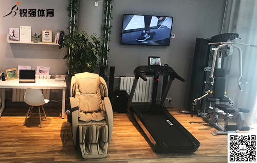 谈球吧济南一位客户的私家健身房